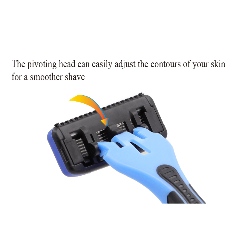 6+1 Trimmer Blade razor set men advanced Custom high quality Seven Blade Face Razors mens Razor 