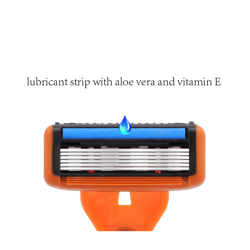 6+1 Trimmer Blade razor set men advanced Custom Stainless Steel Seven Blade Face Razors mens Razor 7
