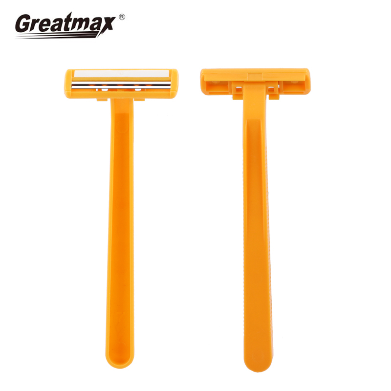 Back shaver mens razor blades shaving blade razor twin blade fixed head Disposable shaver