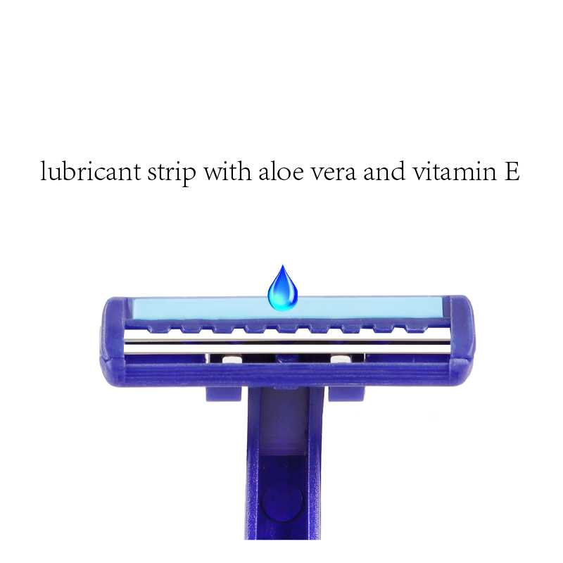 Back shaver mens razor blades shaving blade razor twin blade fixed head Disposable shaver