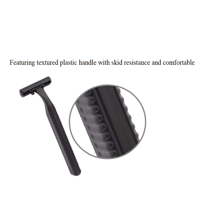 Double blade men's disposable razor factory direct sales with lubricating strip
