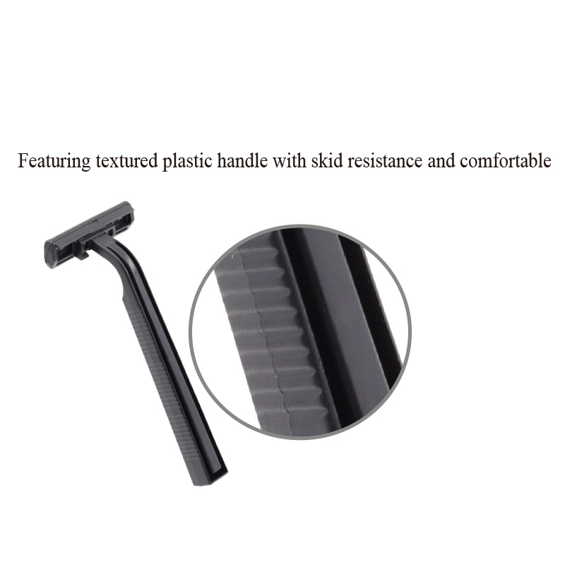 Free Sample Custom Logo Disposable Men Two Blade Straight Shaving Razor