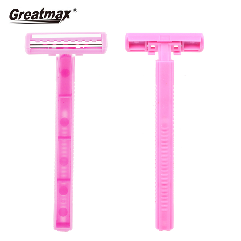 Hotel shaver mens razor blades shaving knife twin blade Razor men's plastic handle wholesale razor