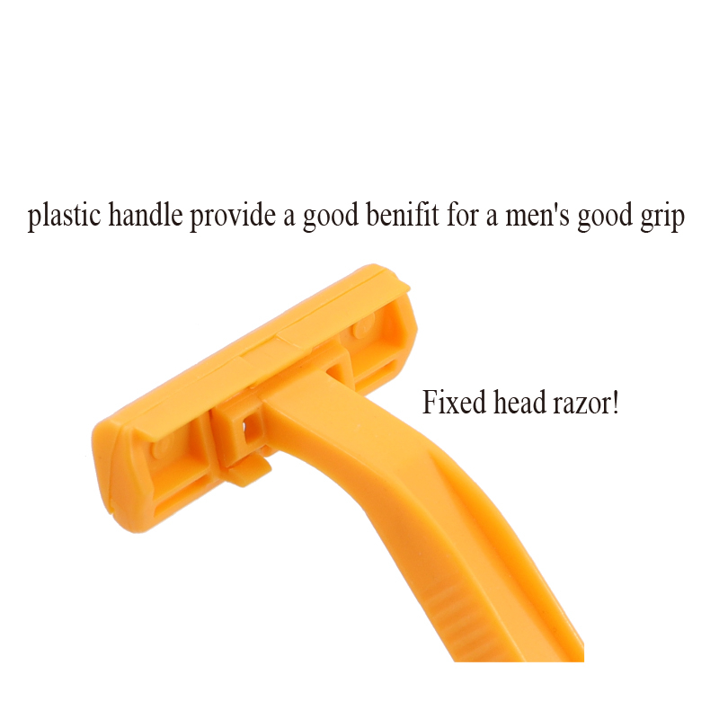 Mens razor blades shaving blade razor twin blade fixed head Disposable shaver