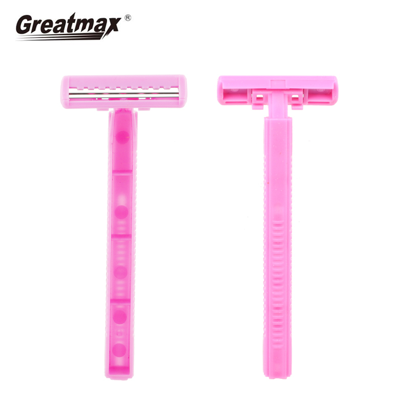 Mens razor blades shaving knife twin blade Razor men's plastic handle wholesale razor