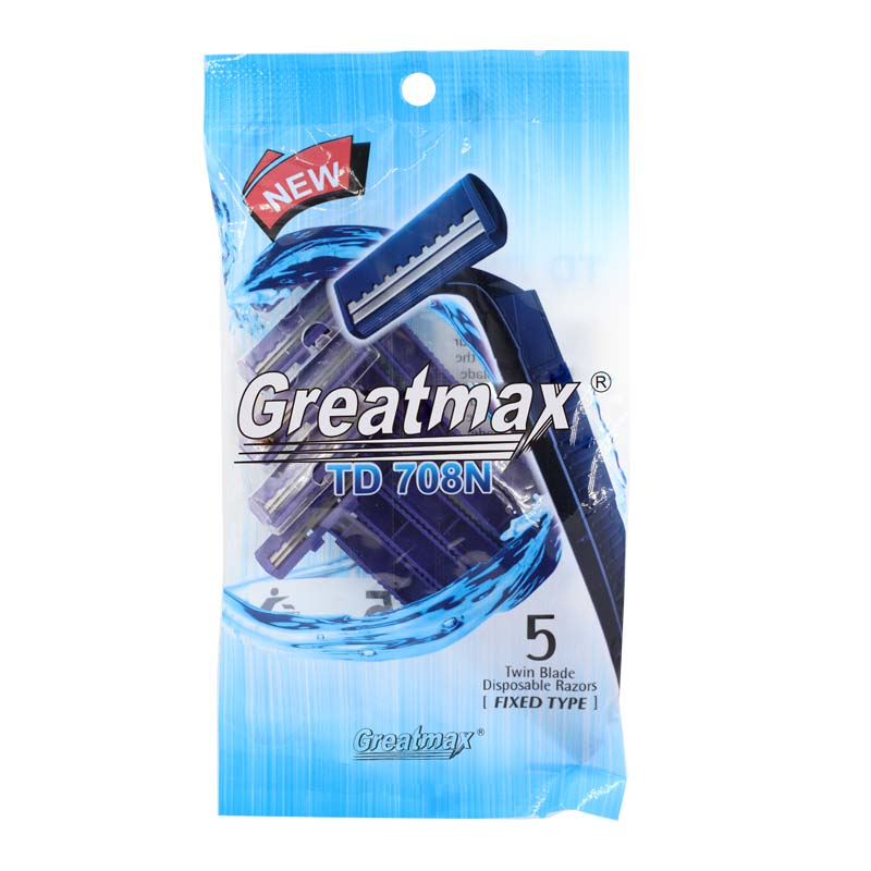 Mens razor blades shaving knife twin blade Razor men's plastic handle wholesale razor