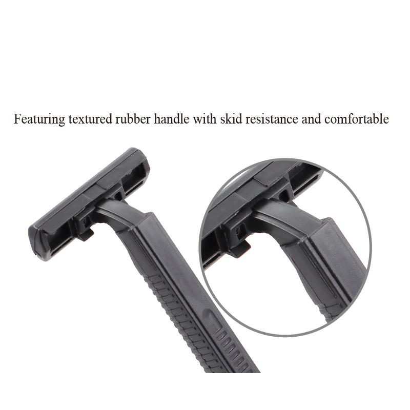 Mens razor blades shaving knife twin blade Razor men's plastic handle wholesale razor