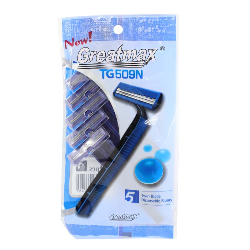 Mens razor blades shaving knife twin blade Razor men's plastic handle wholesale razor