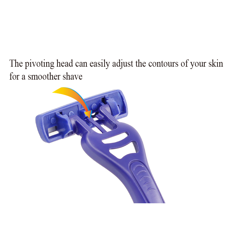 Twin Blade Razor Cheap Greatmax Custom Color Disposable Men Safety Twin Blade Razor