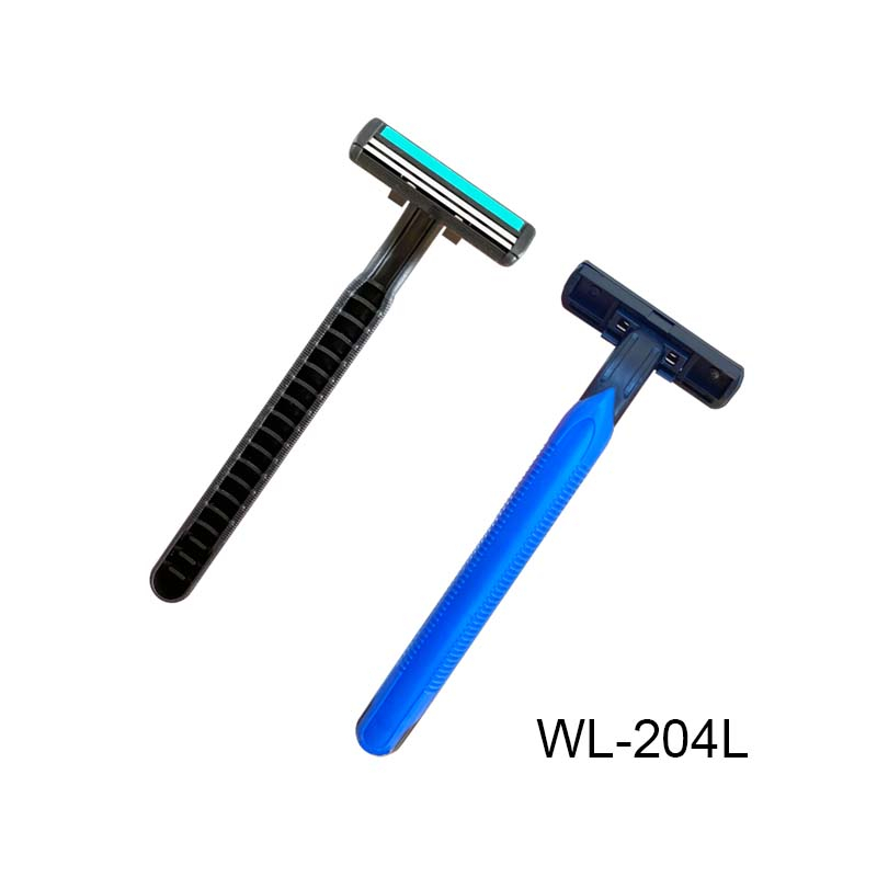 Twin Blade Razor with Lubricating Strip WL-204L
