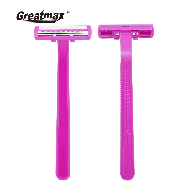 Wholesale hotel disposable razor for women Disposable razor with plastic handle Cheap lady razors