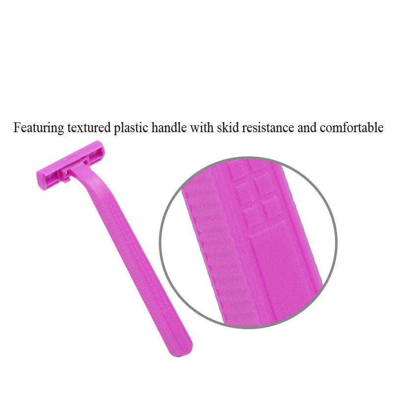 Wholesale hotel disposable razor for women Disposable razor with plastic handle Cheap lady razors